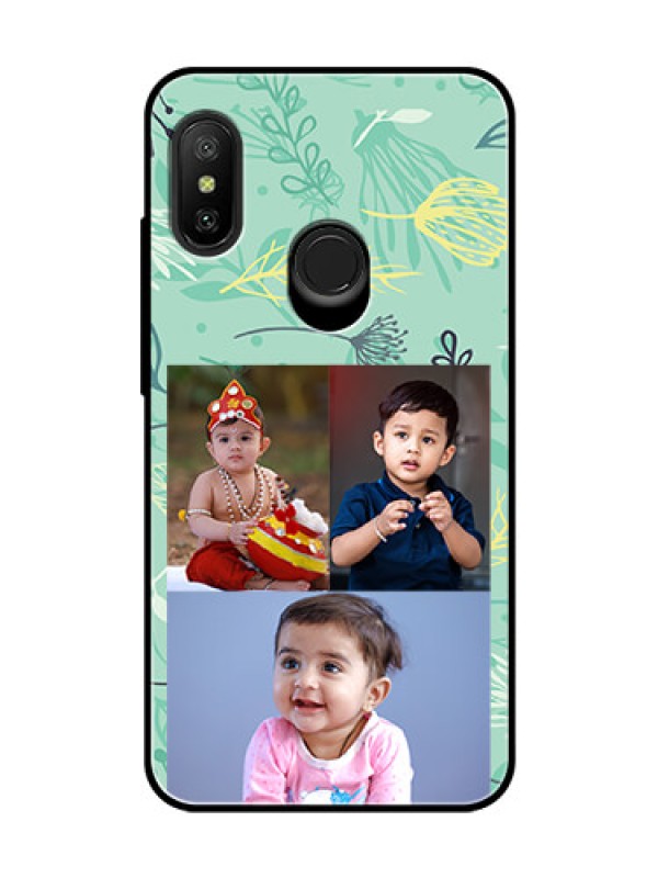 Custom Redmi 6 Pro Photo Printing on Glass Case  - Forever Family Design 