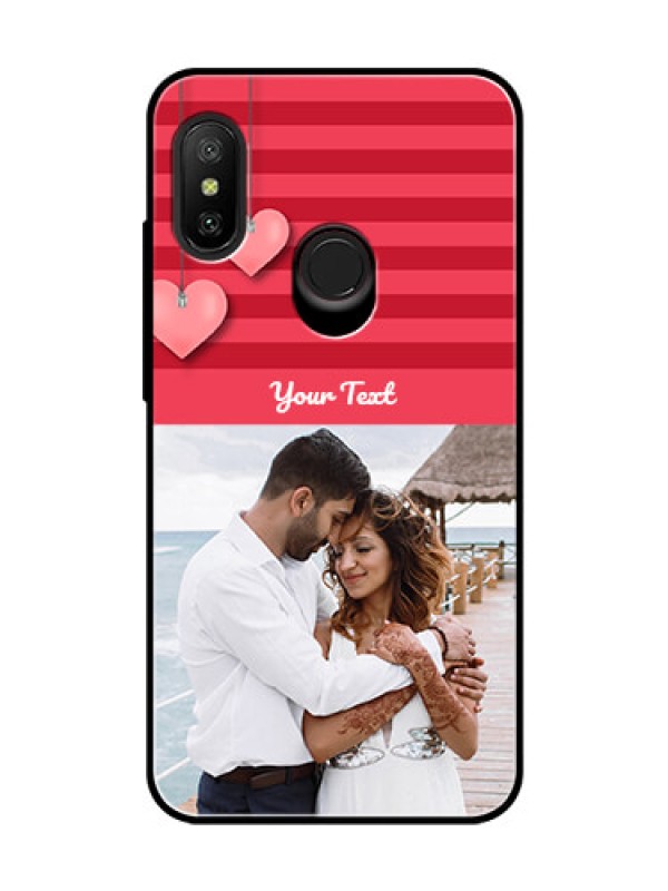 Custom Redmi 6 Pro Custom Glass Phone Case  - Valentines Day Design