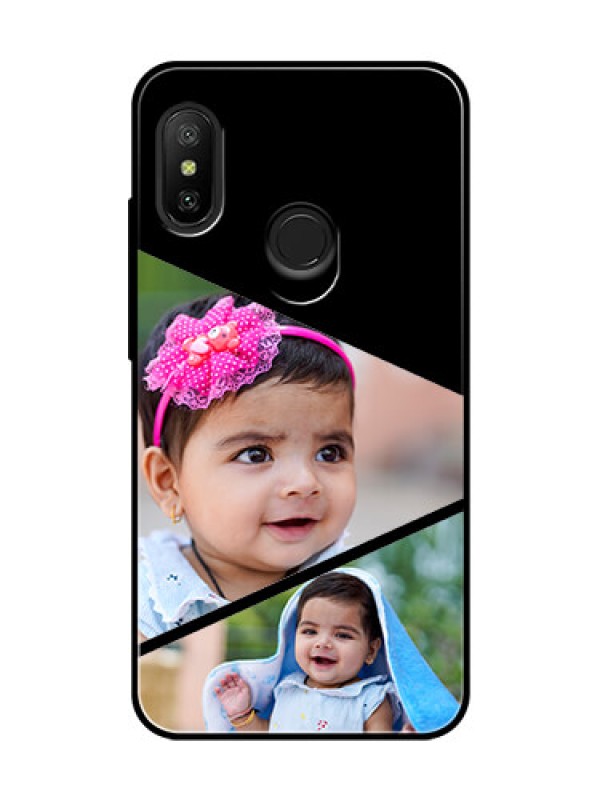 Custom Redmi 6 Pro Custom Glass Phone Case  - Semi Cut Design