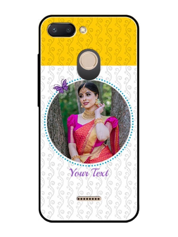 Custom Redmi 6 Custom Glass Mobile Case  - Girls Premium Case Design