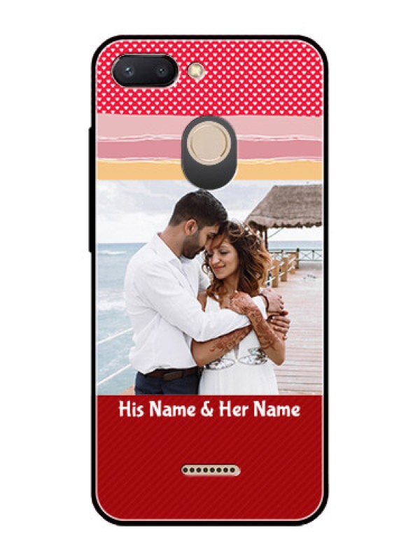 Custom Redmi 6 Custom Glass Mobile Case  - Premium Case Design
