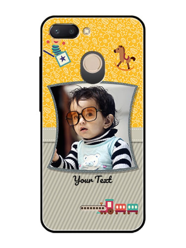 Custom Redmi 6 Personalized Glass Phone Case  - Baby Picture Upload Design