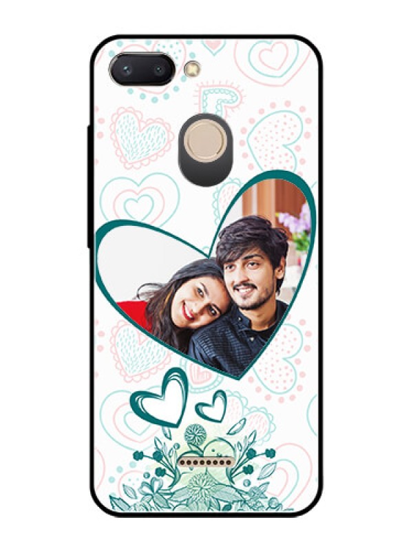 Custom Redmi 6 Photo Printing on Glass Case  - Premium Couple Design