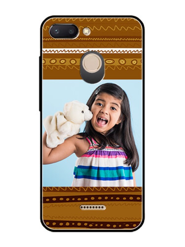 Custom Redmi 6 Custom Glass Phone Case  - Friends Picture Upload Design 