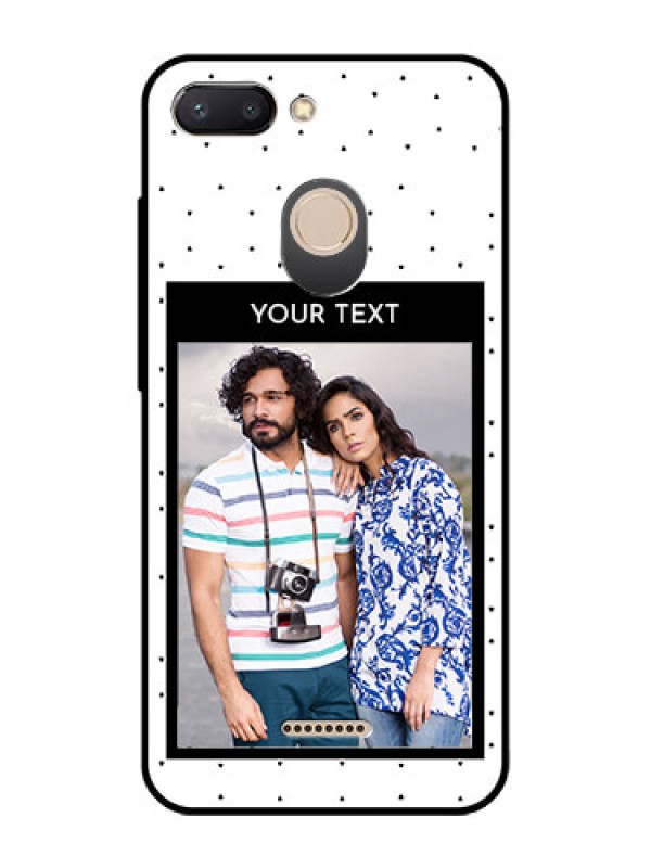 Custom Redmi 6 Photo Printing on Glass Case  - Premium Design