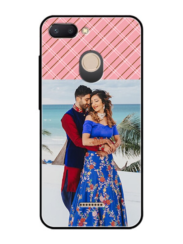 Custom Redmi 6 Personalized Glass Phone Case  - Together Forever Design