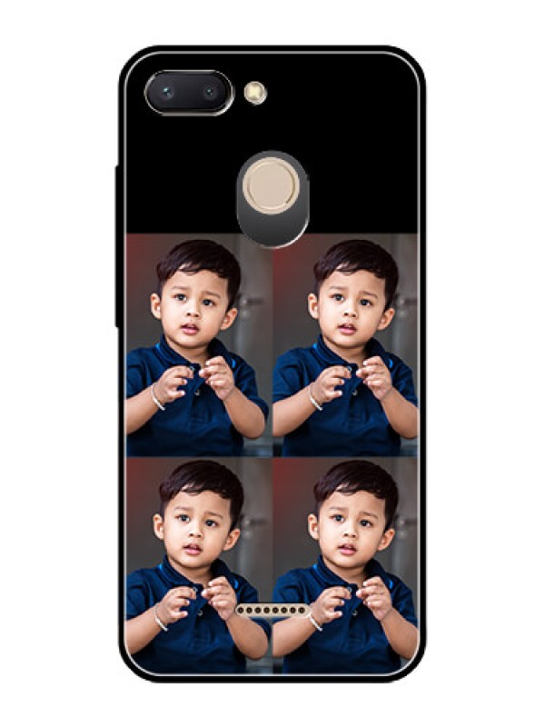 Custom Redmi 6 4 Image Holder on Glass Mobile Cover