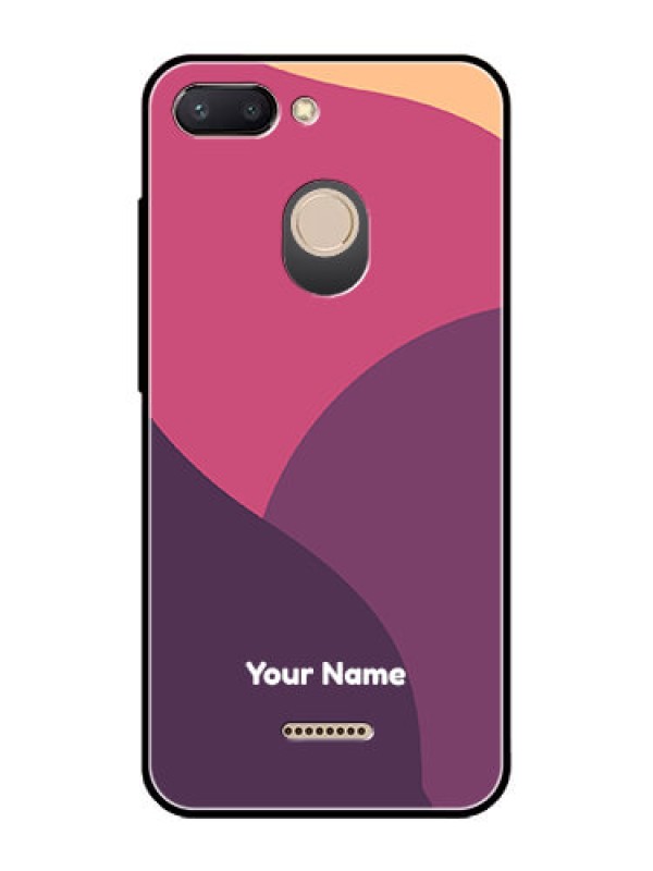 Custom Xiaomi Redmi 6 Custom Glass Phone Case - Mixed Multi-colour abstract art Design