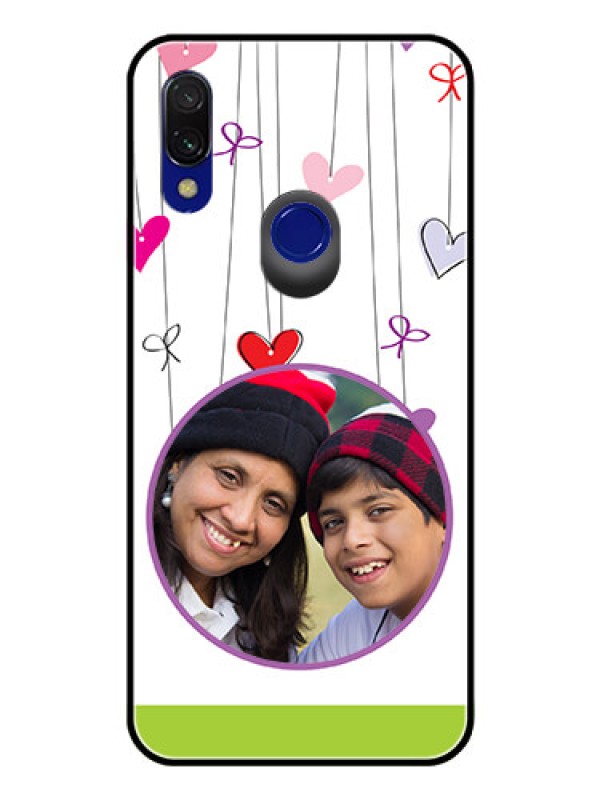 Custom Redmi 7 Photo Printing on Glass Case  - Cute Kids Phone Case Design