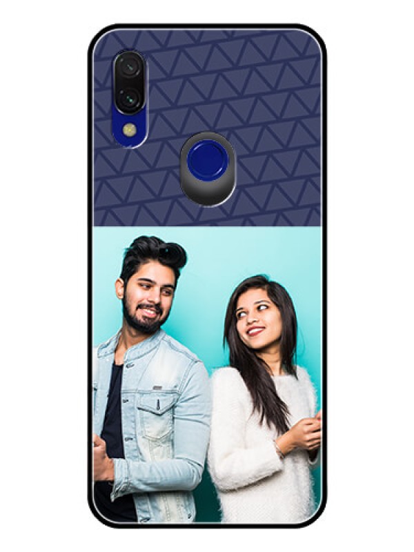 Custom Redmi 7 Photo Printing on Glass Case  - with Best Friends Design  