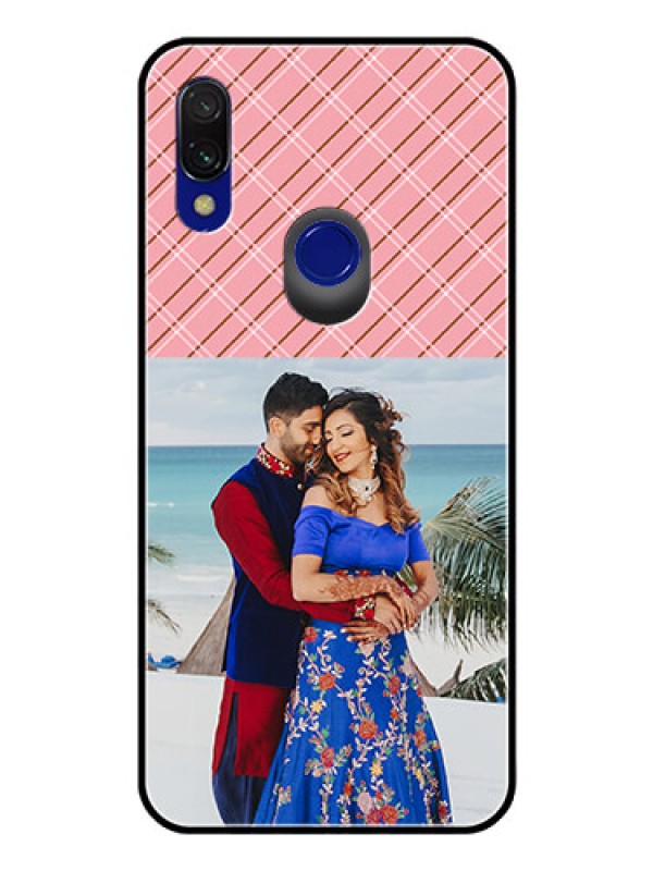 Custom Redmi 7 Personalized Glass Phone Case  - Together Forever Design