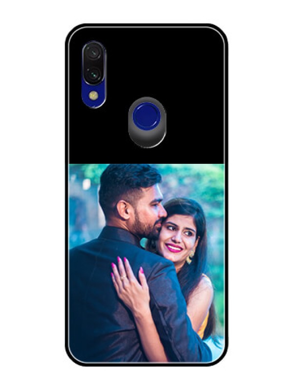 Custom Redmi7 Custom Glass Phone Case - Upload Full Picture With Custom Color Design