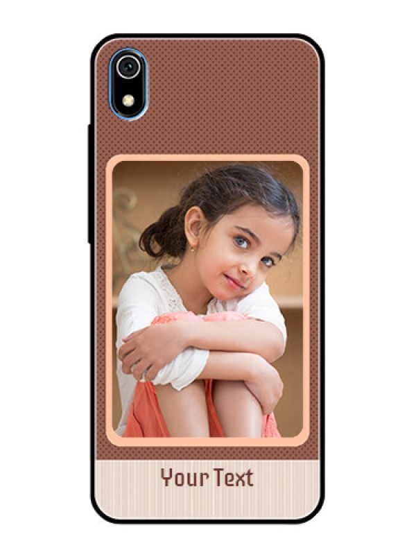 Custom Redmi 7A Custom Glass Phone Case  - Simple Pic Upload Design