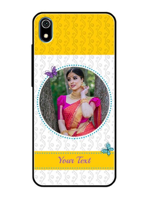 Custom Redmi 7A Custom Glass Mobile Case  - Girls Premium Case Design