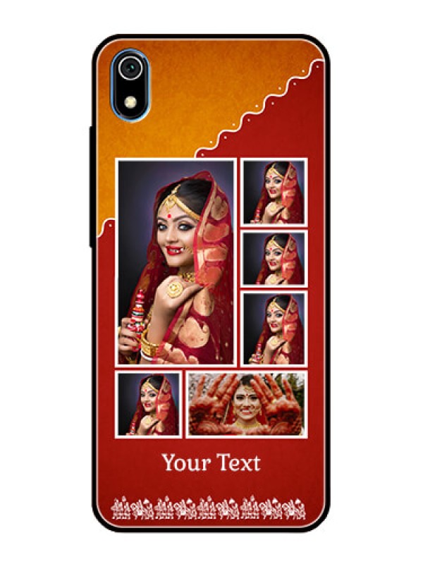 Custom Redmi 7A Personalized Glass Phone Case  - Wedding Pic Upload Design