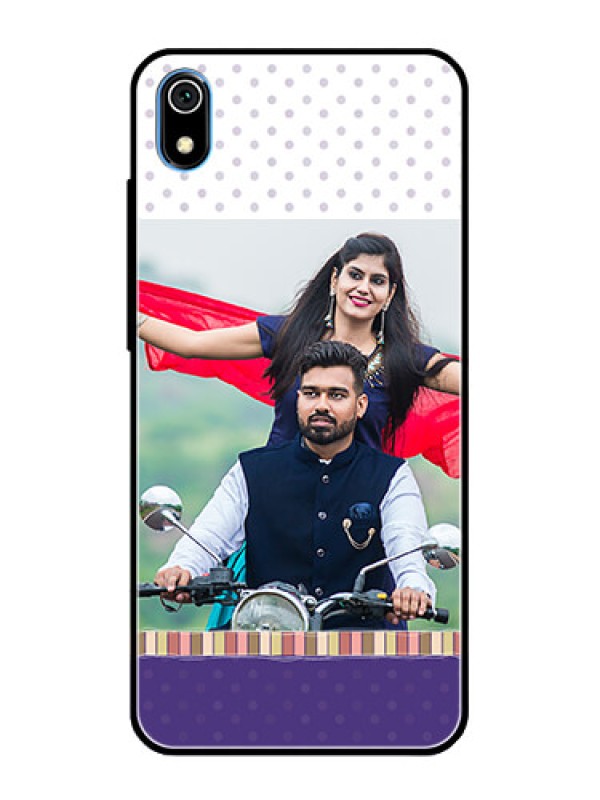 Custom Redmi 7A Photo Printing on Glass Case  - Cute Family Design