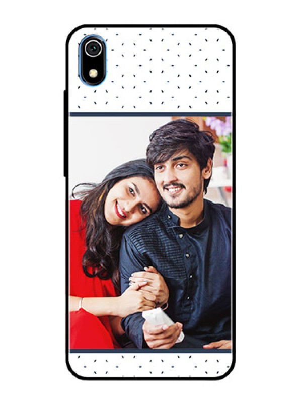 Custom Redmi 7A Personalized Glass Phone Case  - Premium Dot Design