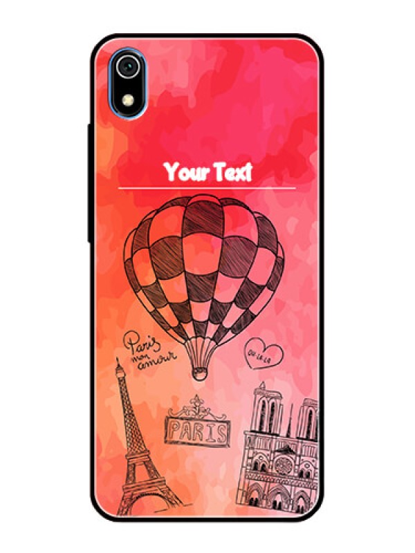 Custom Redmi 7A Custom Glass Phone Case  - Paris Theme Design