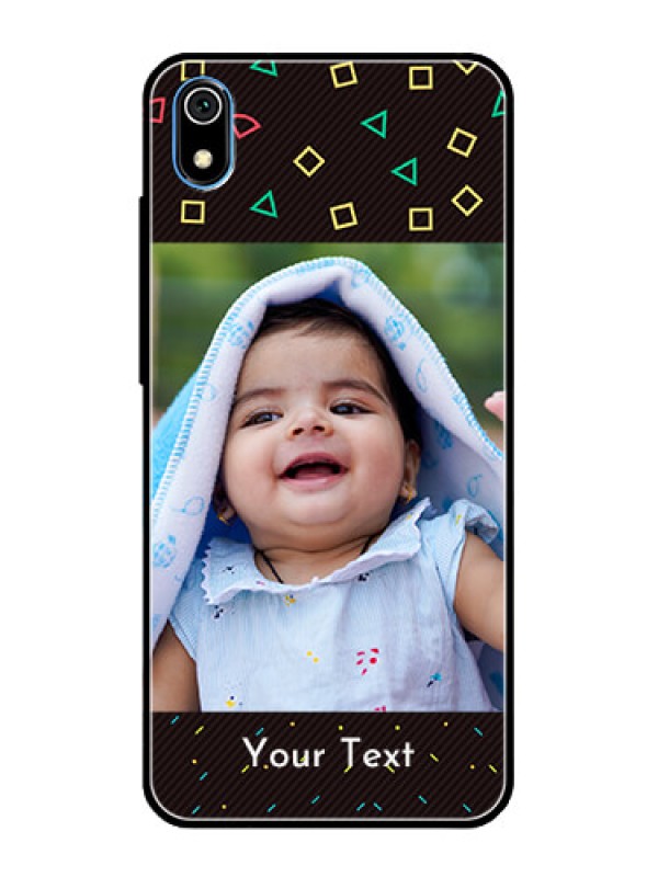 Custom Redmi 7A Custom Glass Phone Case  - with confetti birthday design