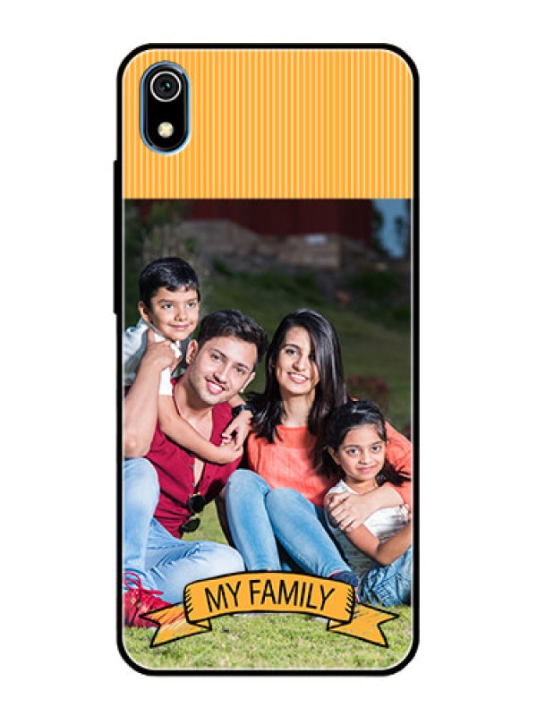 Custom Redmi 7A Custom Glass Phone Case  - My Family Design