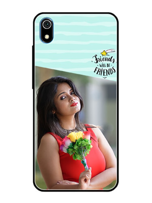 Custom Redmi 7A Custom Glass Phone Case  - Friends Picture Icon Design