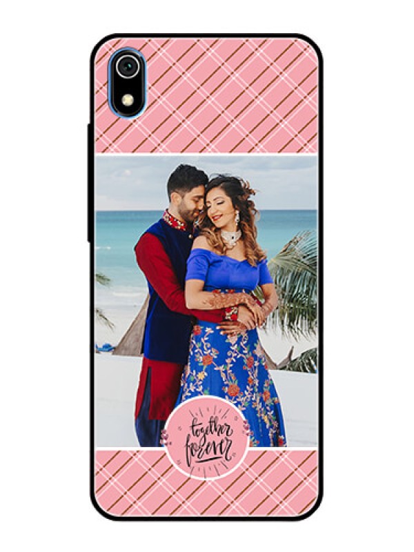 Custom Redmi 7A Personalized Glass Phone Case  - Together Forever Design
