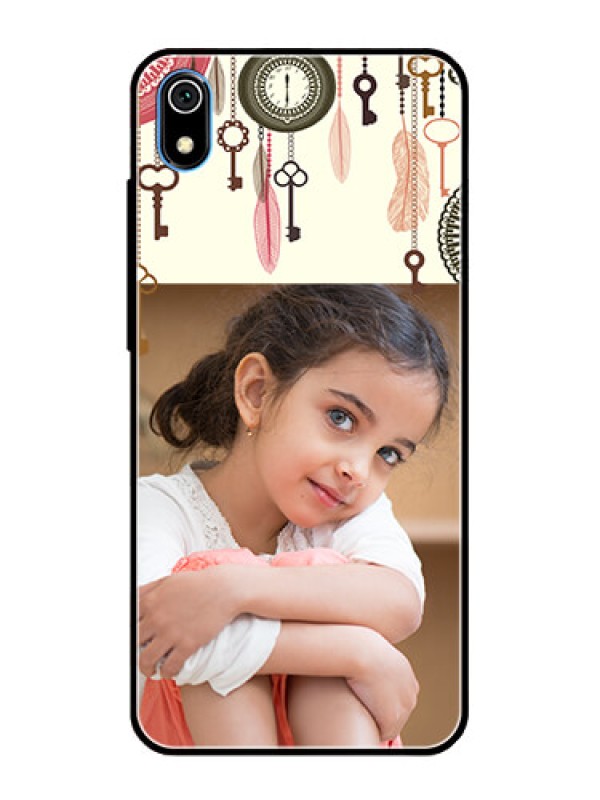 Custom Redmi 7A Custom Glass Mobile Case  - Boho Style Design