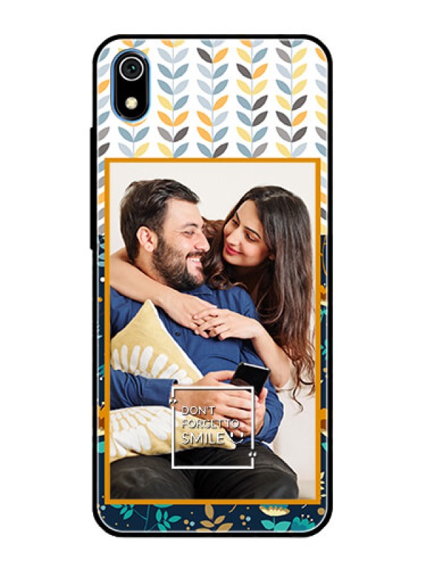 Custom Redmi 7A Custom Glass Mobile Case  - Pattern Design