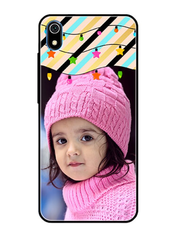Custom Redmi 7A Custom Glass Mobile Case  - Lights Hanging Design