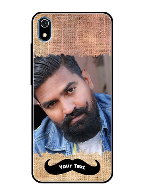 Custom Redmi 7A Personalized Glass Phone Case  - with Texture Design