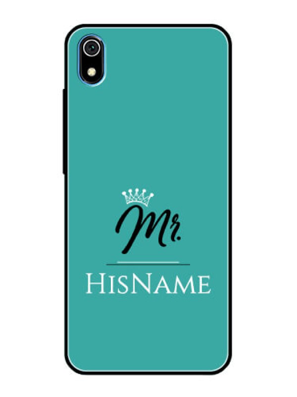 Custom Redmi 7A Custom Glass Phone Case Mr with Name