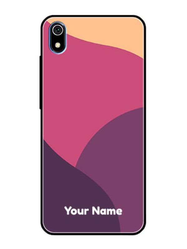 Custom Xiaomi Redmi 7A Custom Glass Phone Case - Mixed Multi-colour abstract art Design