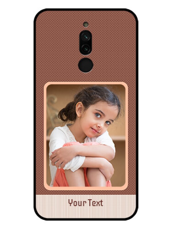 Custom Xiaomi Redmi 8 Custom Glass Phone Case - Simple Pic Upload Design