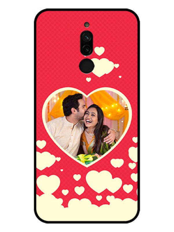 Custom Xiaomi Redmi 8 Custom Glass Mobile Case - Love Symbols Phone Cover Design