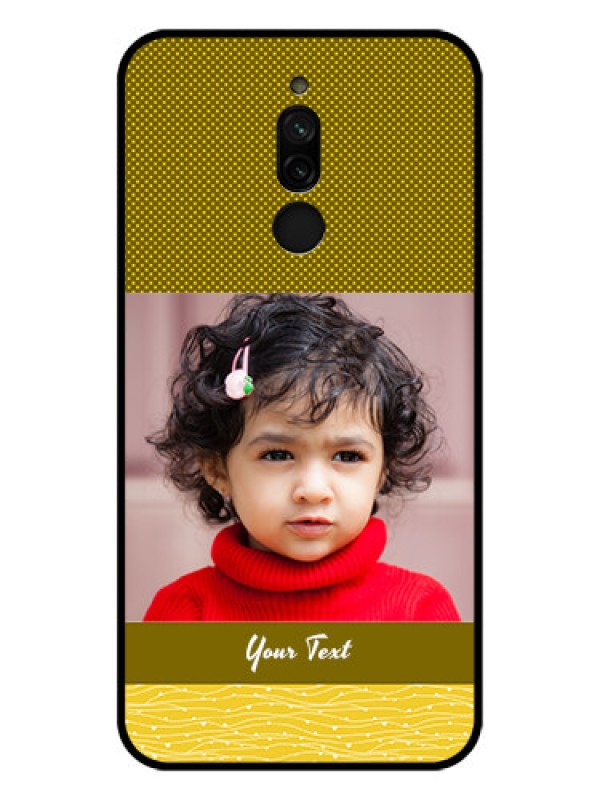 Custom Xiaomi Redmi 8 Custom Glass Phone Case - Simple Green Color Design