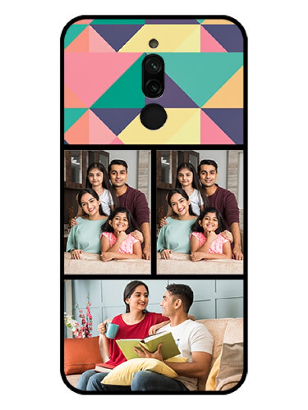 Custom Xiaomi Redmi 8 Custom Glass Phone Case - Bulk Pic Upload Design