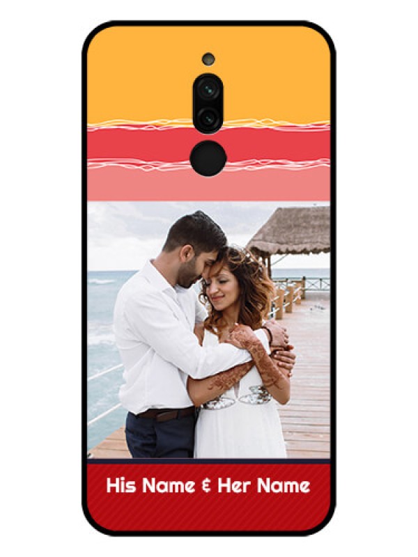Custom Xiaomi Redmi 8 Custom Glass Mobile Case - Colorful Case Design