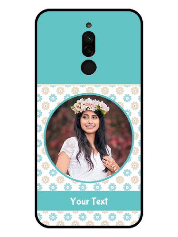 Custom Xiaomi Redmi 8 Custom Glass Mobile Case - Beautiful Flowers Design