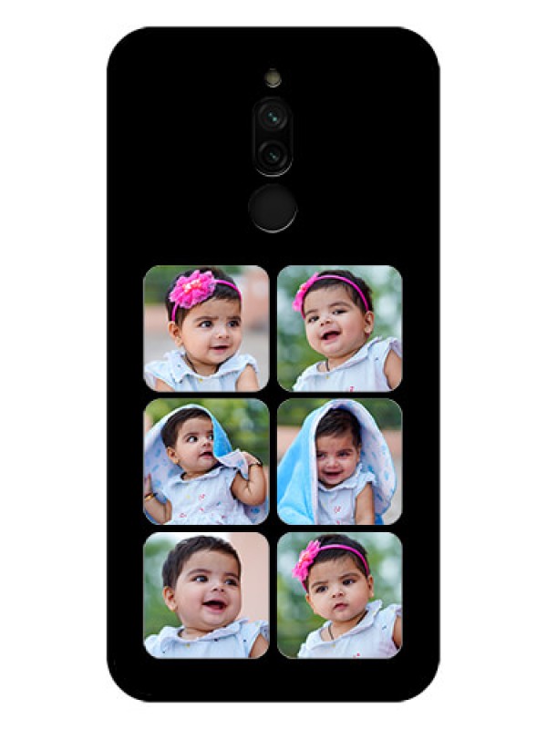 Custom Xiaomi Redmi 8 Photo Printing on Glass Case - Multiple Pictures Design