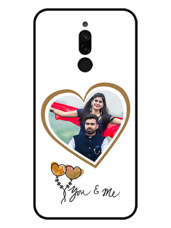 Custom Xiaomi Redmi 8 Custom Glass Mobile Case - You & Me Design