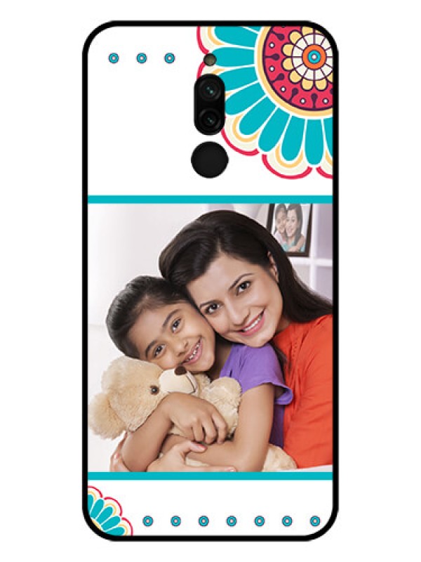 Custom Xiaomi Redmi 8 Custom Glass Phone Case - Flower Design