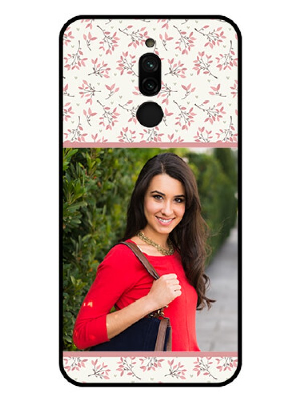 Custom Xiaomi Redmi 8 Custom Glass Phone Case - Premium Floral Design