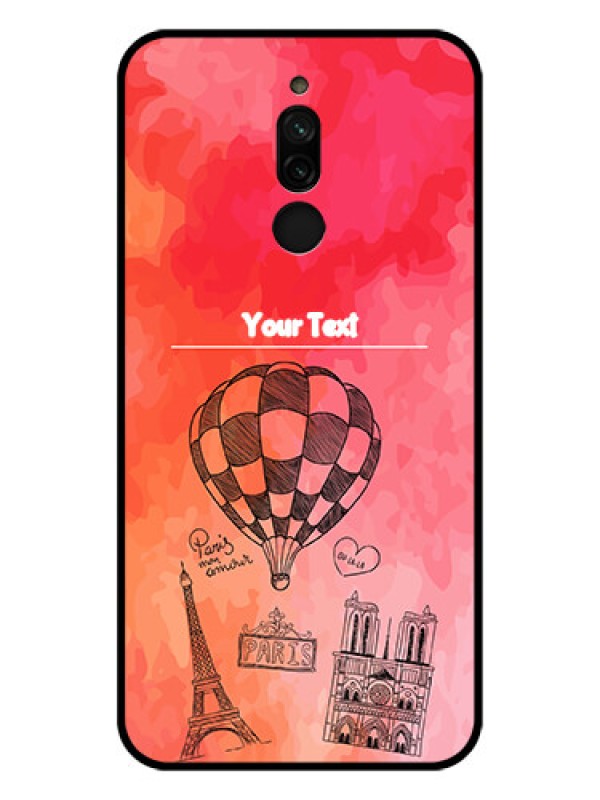 Custom Xiaomi Redmi 8 Custom Glass Phone Case - Paris Theme Design