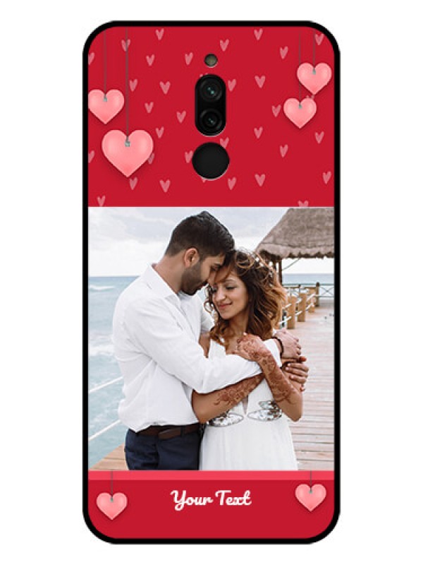 Custom Xiaomi Redmi 8 Custom Glass Phone Case - Valentines Day Design