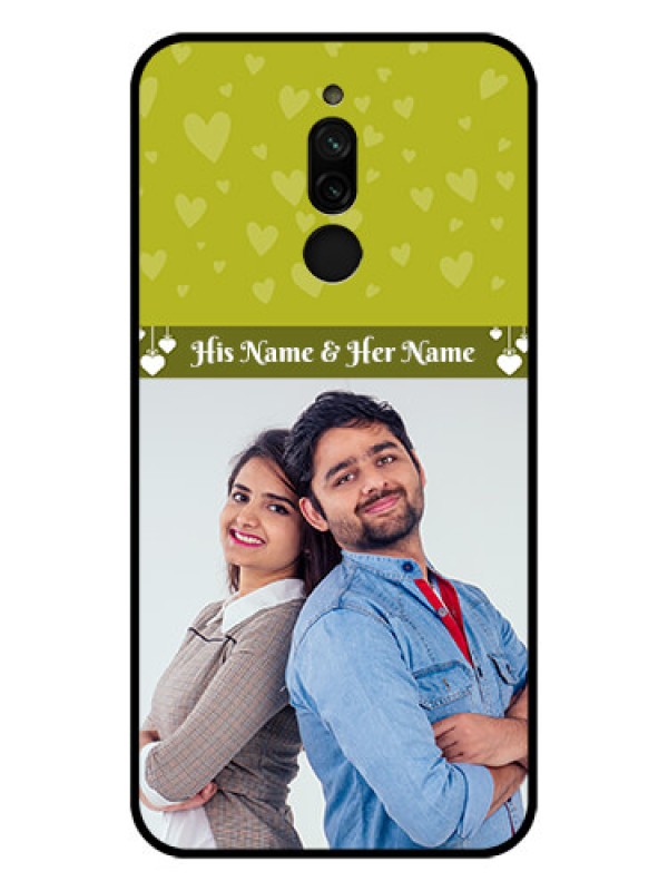 Custom Xiaomi Redmi 8 Custom Glass Phone Case - You & Me Heart Design