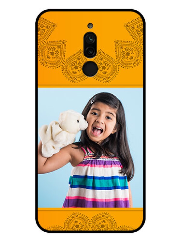 Custom Xiaomi Redmi 8 Personalized Glass Phone Case - Photo Wedding Design