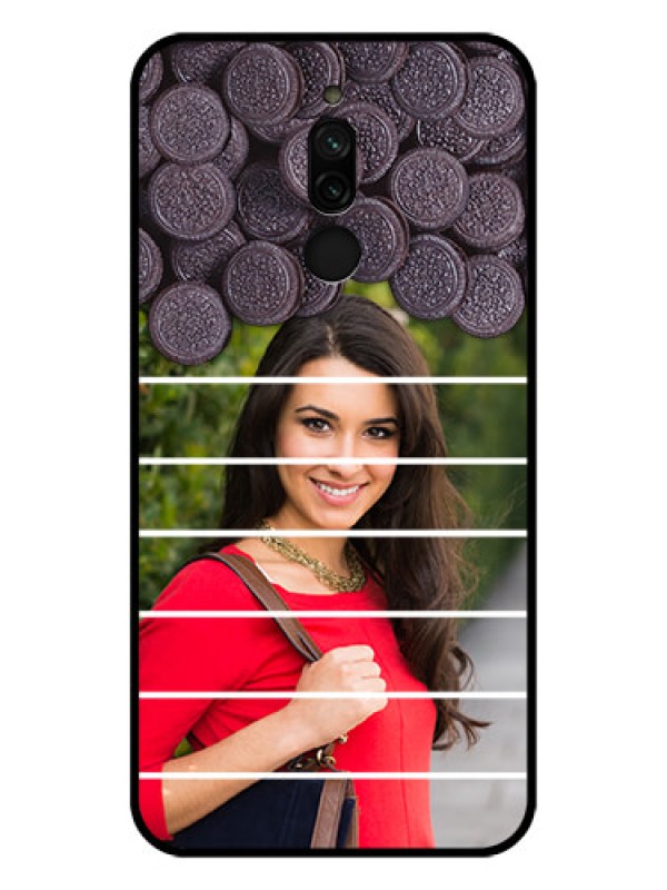 Custom Xiaomi Redmi 8 Custom Glass Phone Case - with Oreo Biscuit Design