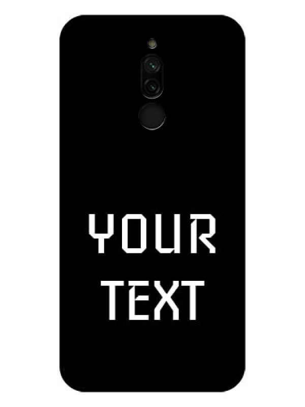 Custom Xiaomi Redmi 8 Your Name on Glass Phone Case