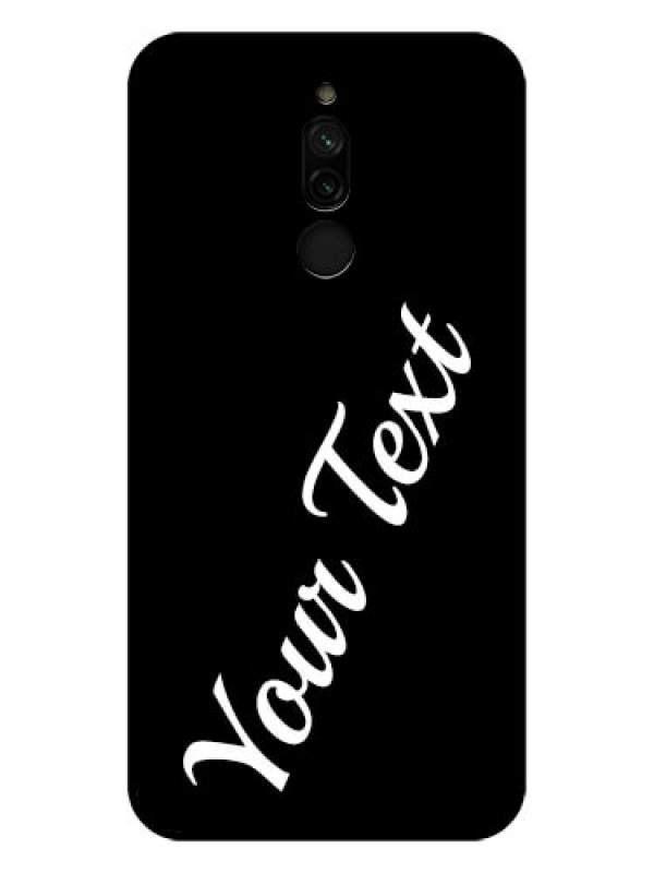 Custom Xiaomi Redmi 8 Custom Glass Mobile Cover with Your Name