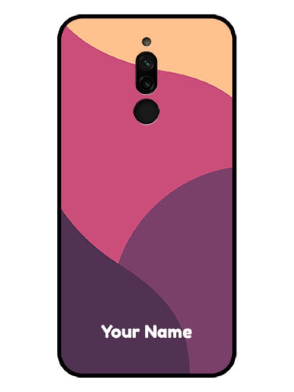 Custom Xiaomi Redmi 8 Custom Glass Phone Case - Mixed Multi-colour abstract art Design